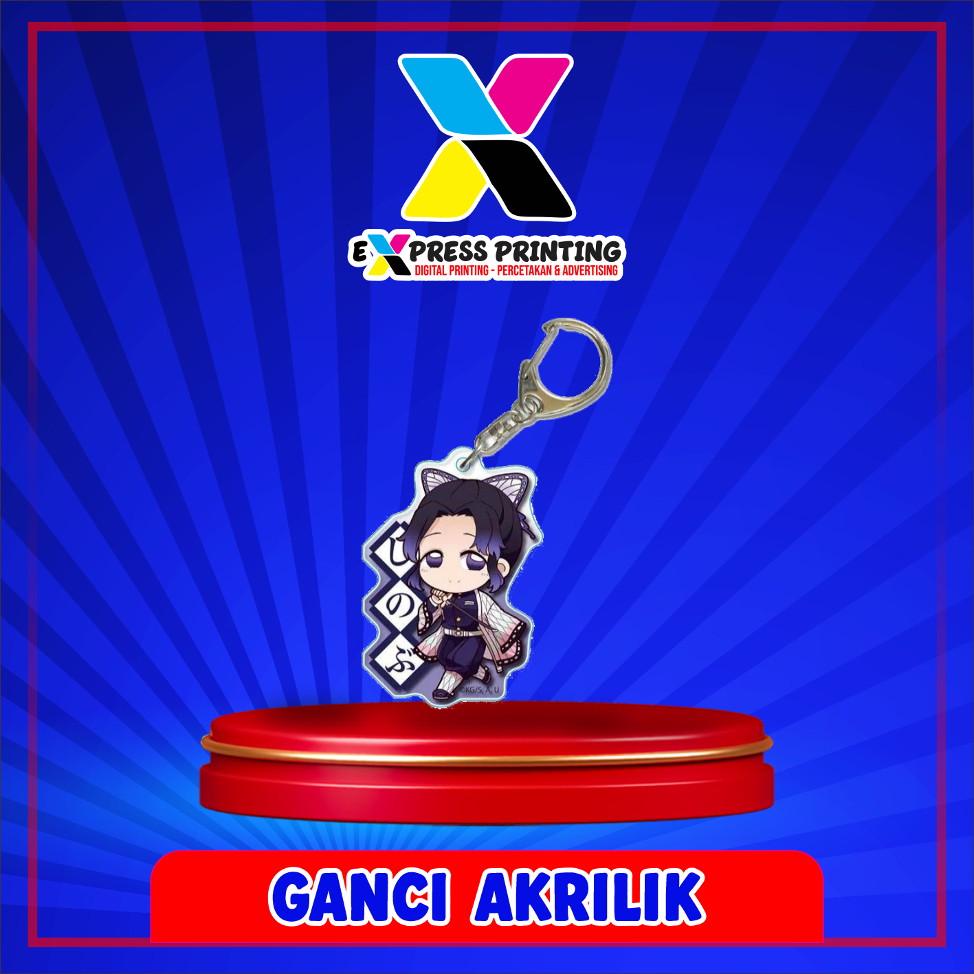 Cetak Merchandise Gantungan Kunci Express 24 Jam