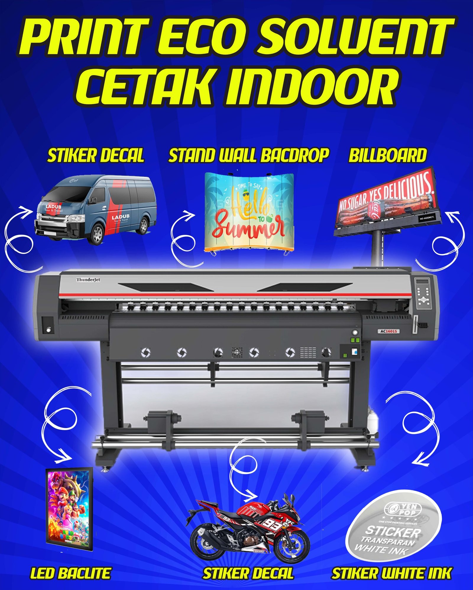 Mesin Cetak Indoor / Eco Solvent