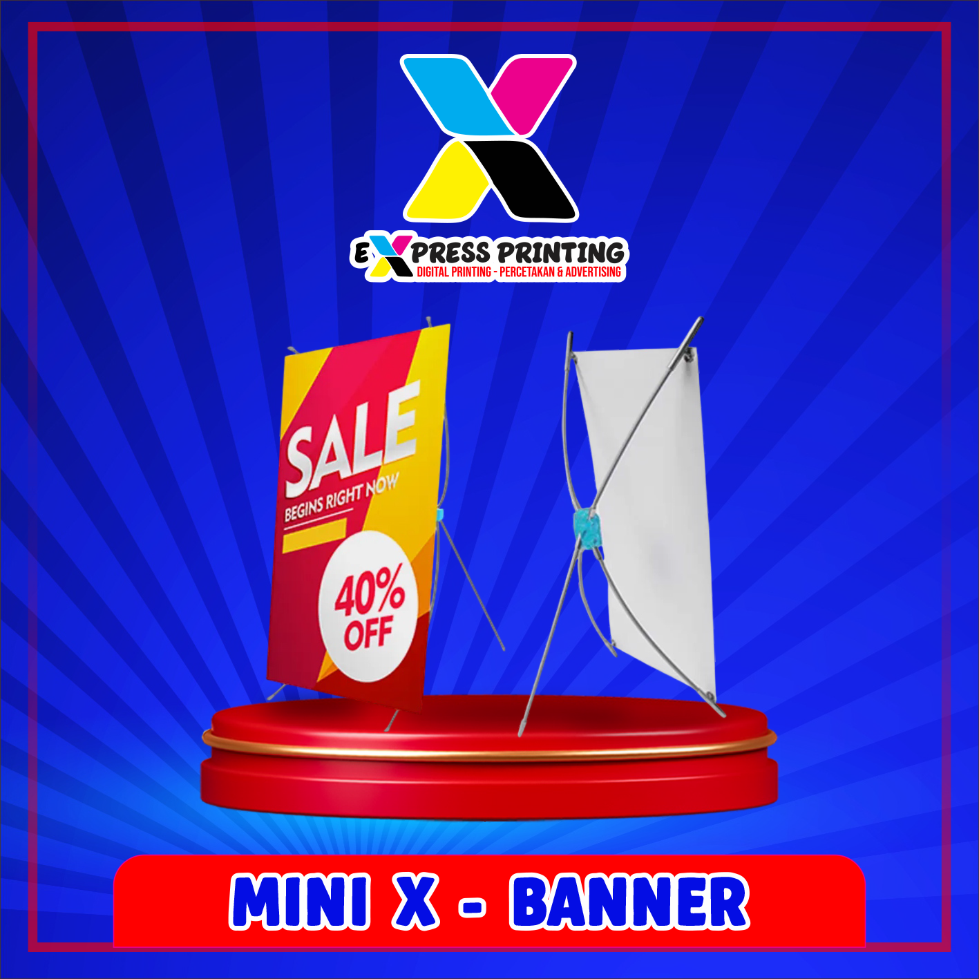 Cetak Mini X Banner Express 24 jam