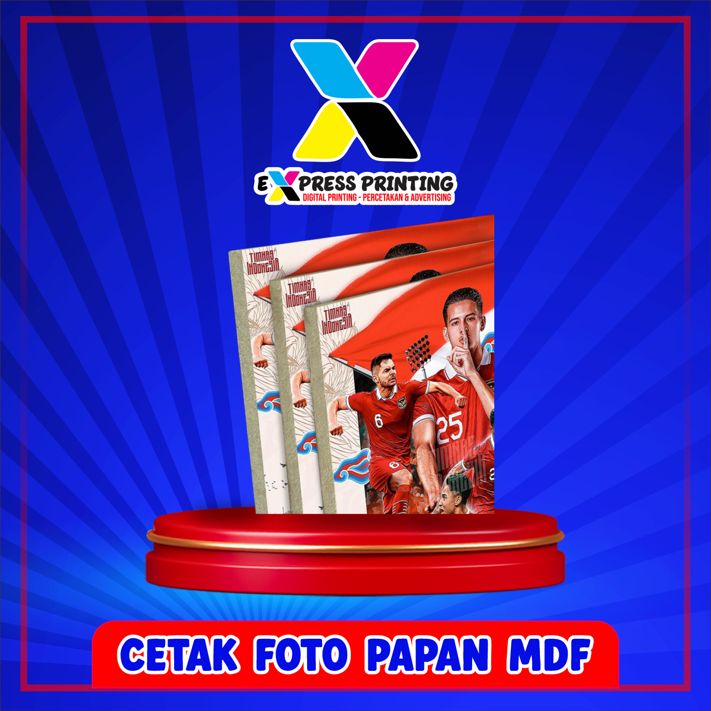 Cetak Foto Papan MDF Express 24 Jam