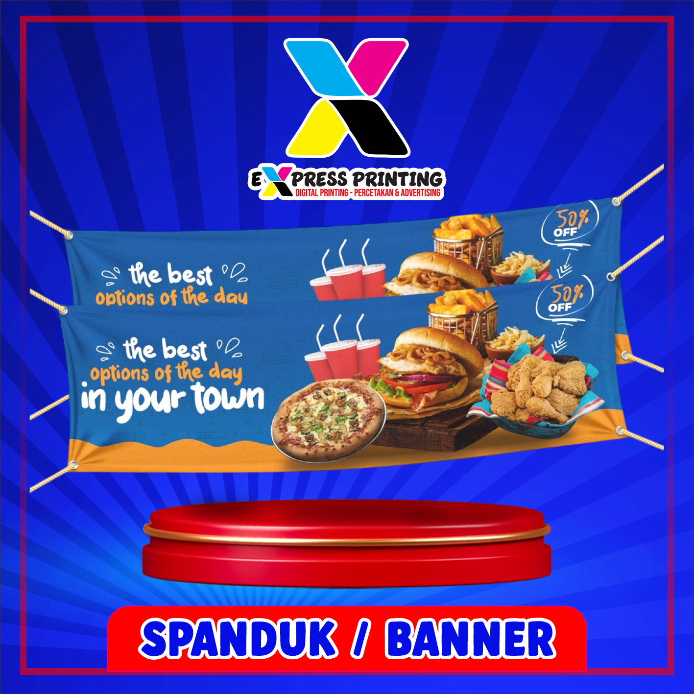 Cetak Spanduk - Cetak Banner Express 24 Jam