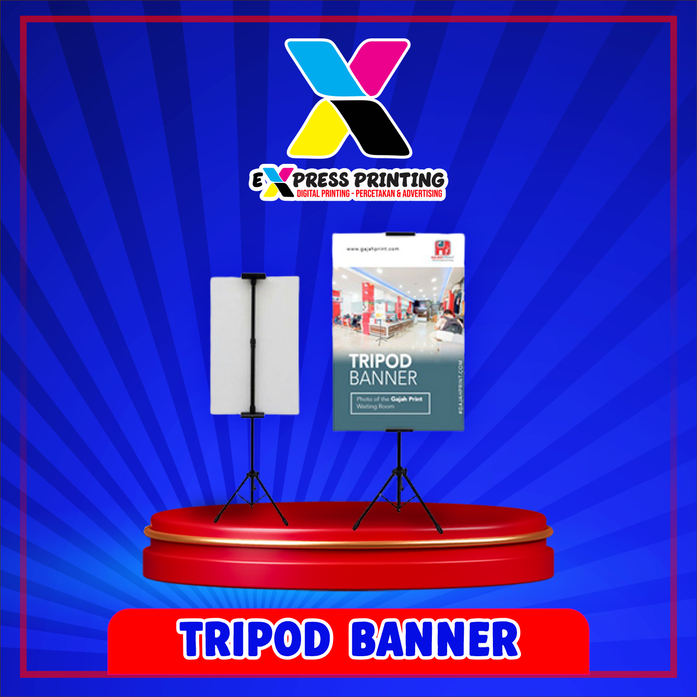 Cetak Tripod Banner Express 24 Jam
